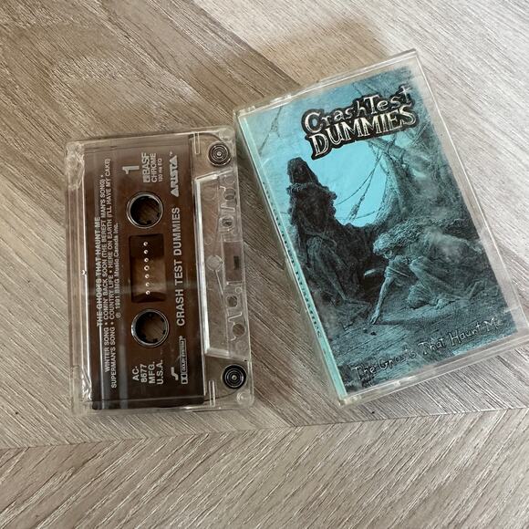 Crash Test Dummies The Ghosts THat Haunt Me Cassette Tape 1991 - Picture 1 of 8